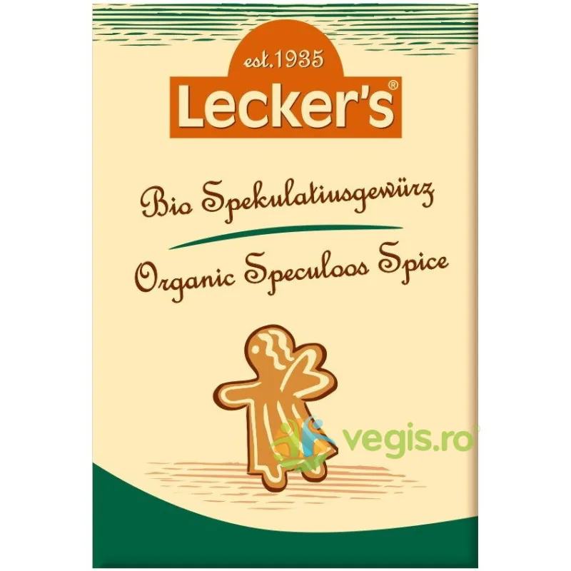 Condiment pentru Biscuiti de Craciun (Spekulatius) Ecologic/Bio 16g LECKER,S — preț și oferte