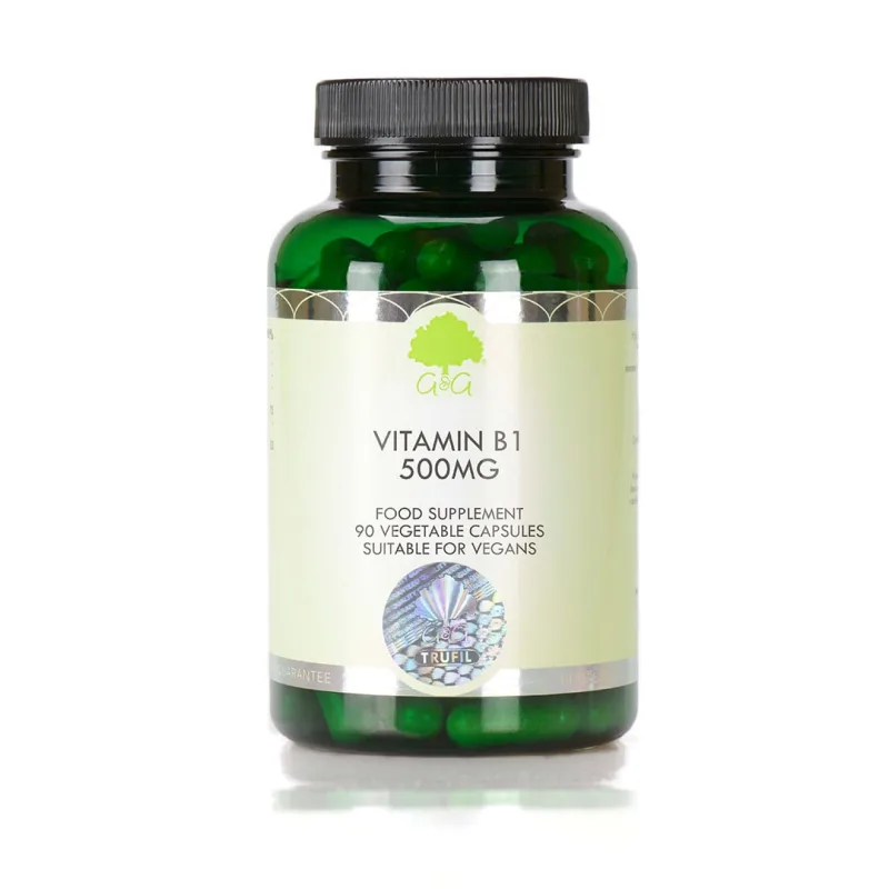 Vitamina B1 Tiamina 500 mg,  90 capsule G&G Vitamins — preț și oferte