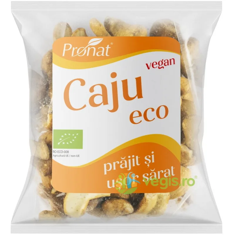 Nuci Caju Prajite si Usor Sarate Ecologice/Bio 50g PRONAT — preț și oferte