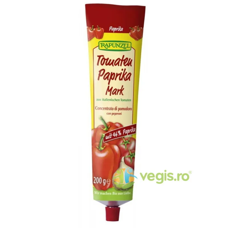 Pasta de Rosii cu Ardei Ecologica/Bio 200g Rapunzel — preț și oferte