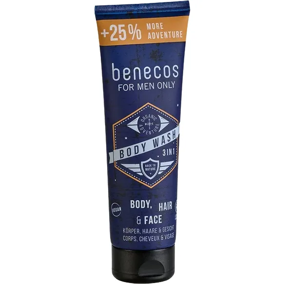 Gel de Dus 3 in 1 pentru Barbati Bio 250ml BENECOS — preț și oferte