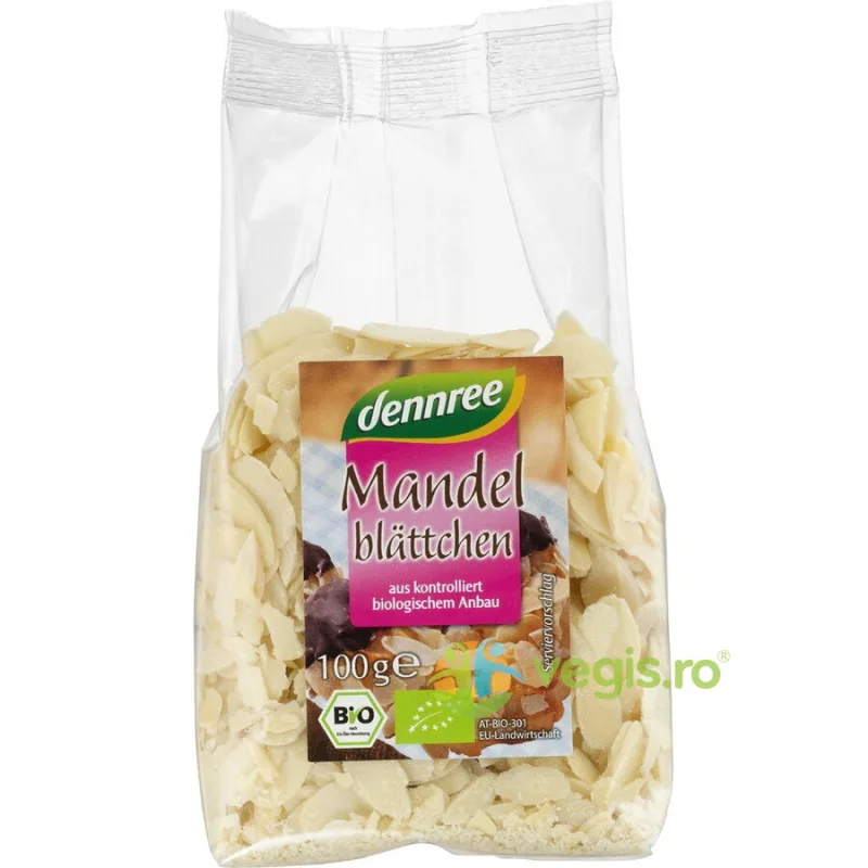 Migdale Feliate Ecologice/Bio 100g Dennree — preț și oferte