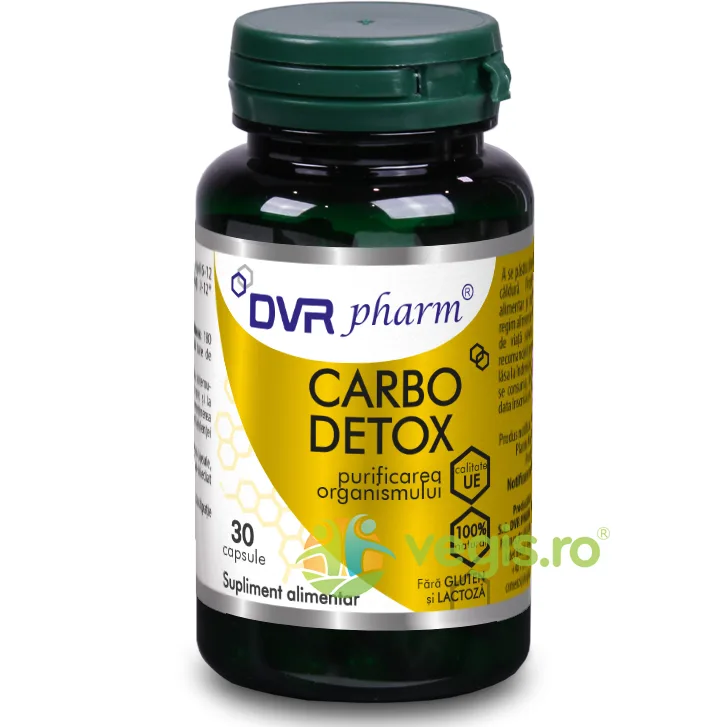 Carbo Detox 30cps DVRPharm — preț și oferte