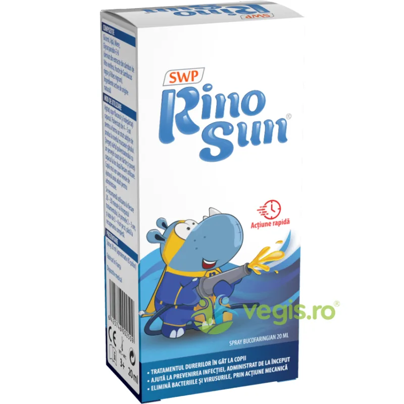 Rinosun Spray Bucofaringian 20ml SUN WAVE PHARMA — preț și oferte