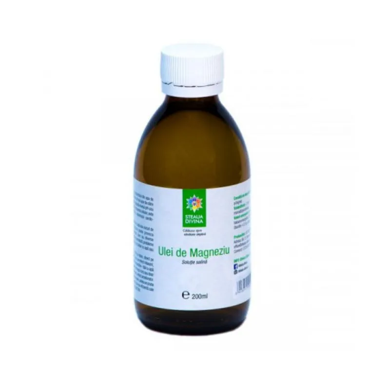 Ulei de magneziu solutie, 200 ml, Steaua Divina — preț și oferte