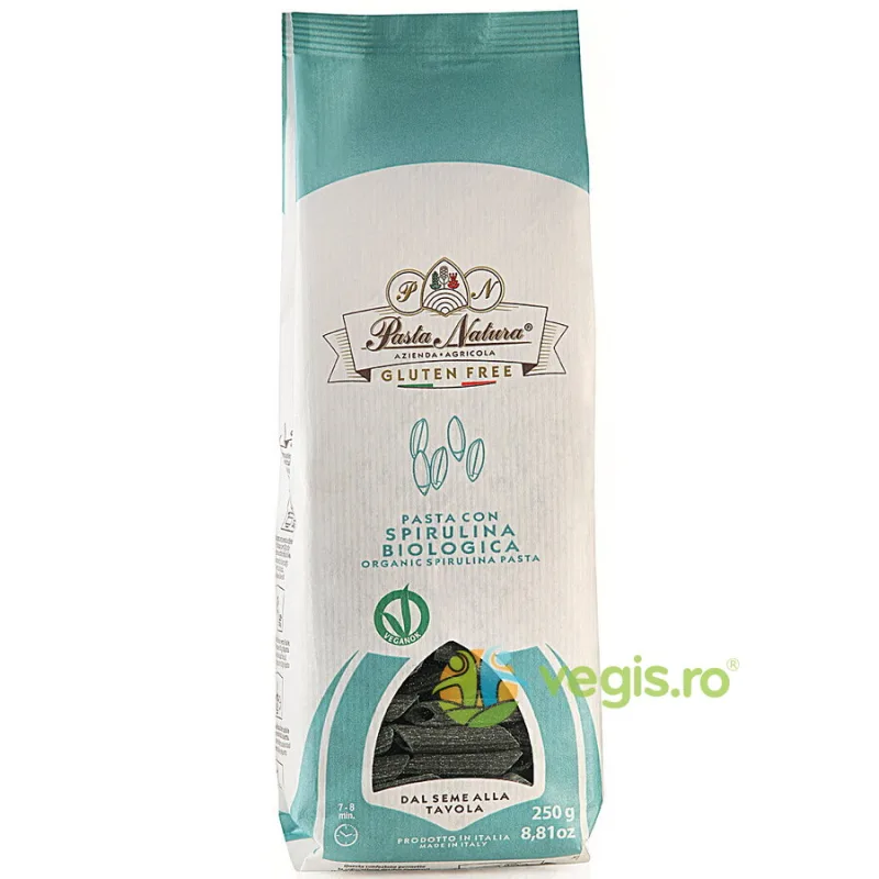Paste din Orez cu Spirulina fara Gluten Ecologice/Bio 250g PASTA NATURA — preț și oferte