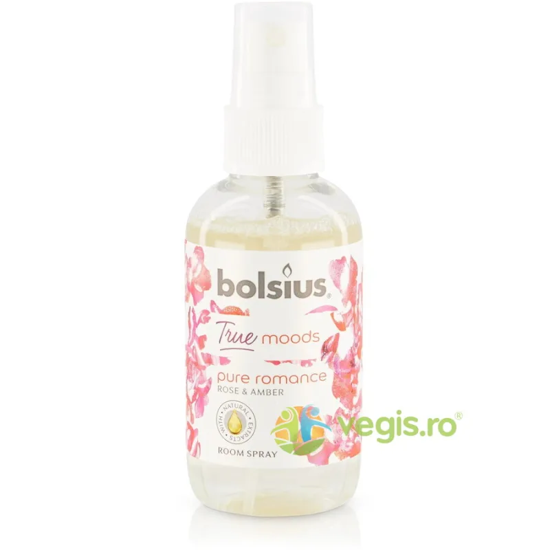 Spray Aromatic pentru Camera cu Trandafir si Chihlimbar 75ml BOLSIUS — preț și oferte