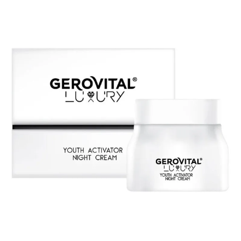 Crema activator de tinerete, de noapte Luxury, 50 ml, Gerovital FARMEC — preț și oferte