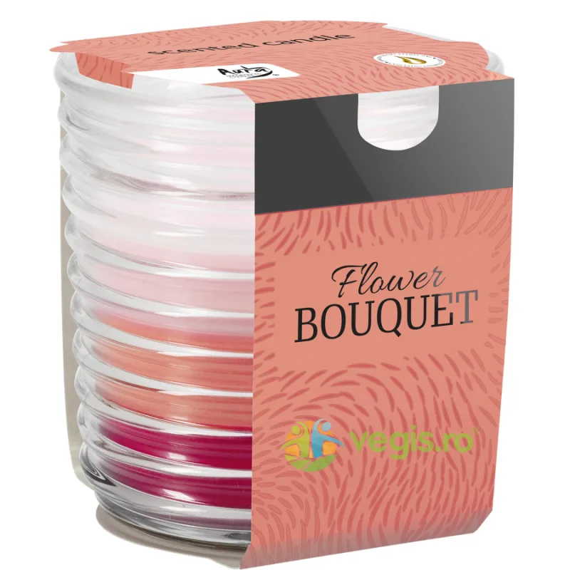 Lumanare Parfumata in Pahar Spirala Flower Bouquet BISPOL — preț și oferte