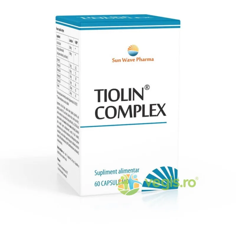 Tiolin Complex 60cps SUN WAVE PHARMA — preț și oferte