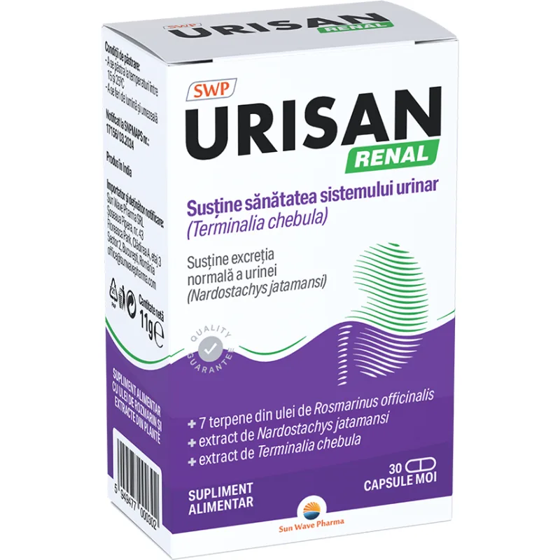 Urisan Renal 30cps SUN WAVE PHARMA — preț și oferte