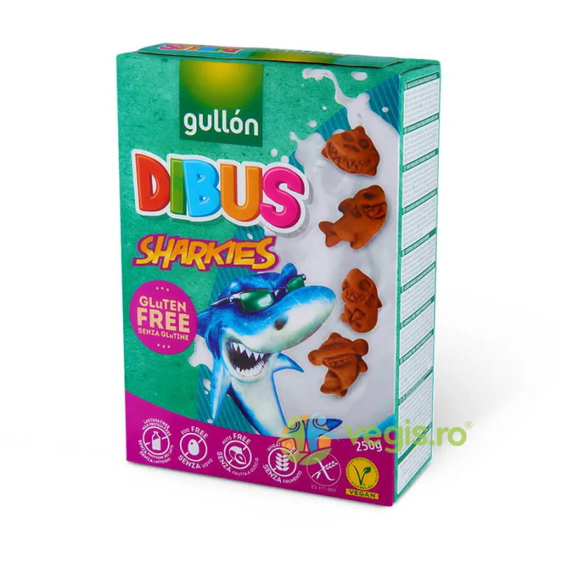 Biscuiti Dibus Sharkies fara Gluten 250g GULLON — preț și oferte