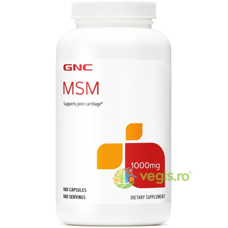 MSM 1000mg 180cps GNC — preț și oferte