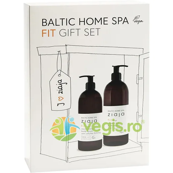 Set Baltic Home Spa: Gel de Dus si Sampon 3in1 400ml + Ser Hidratant Anticelulitic 400ml ZIAJA — preț și oferte