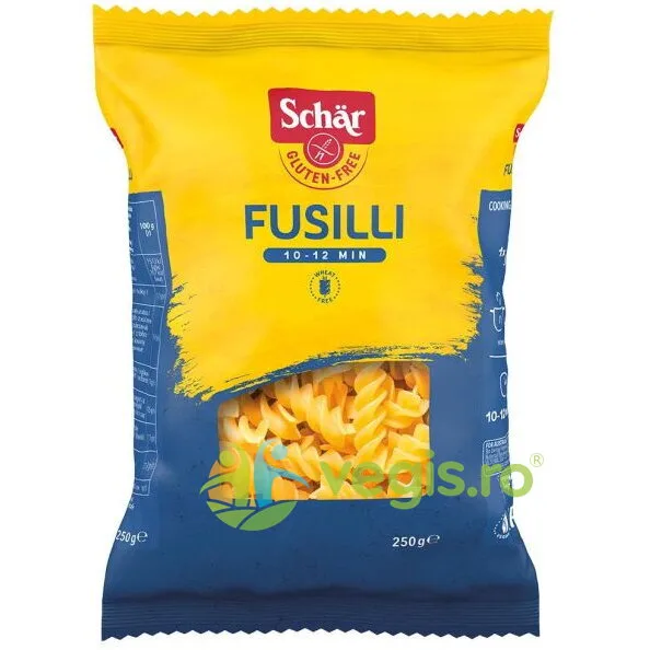 Paste (Fusilli)  fara Gluten 250g SCHAR — preț și oferte