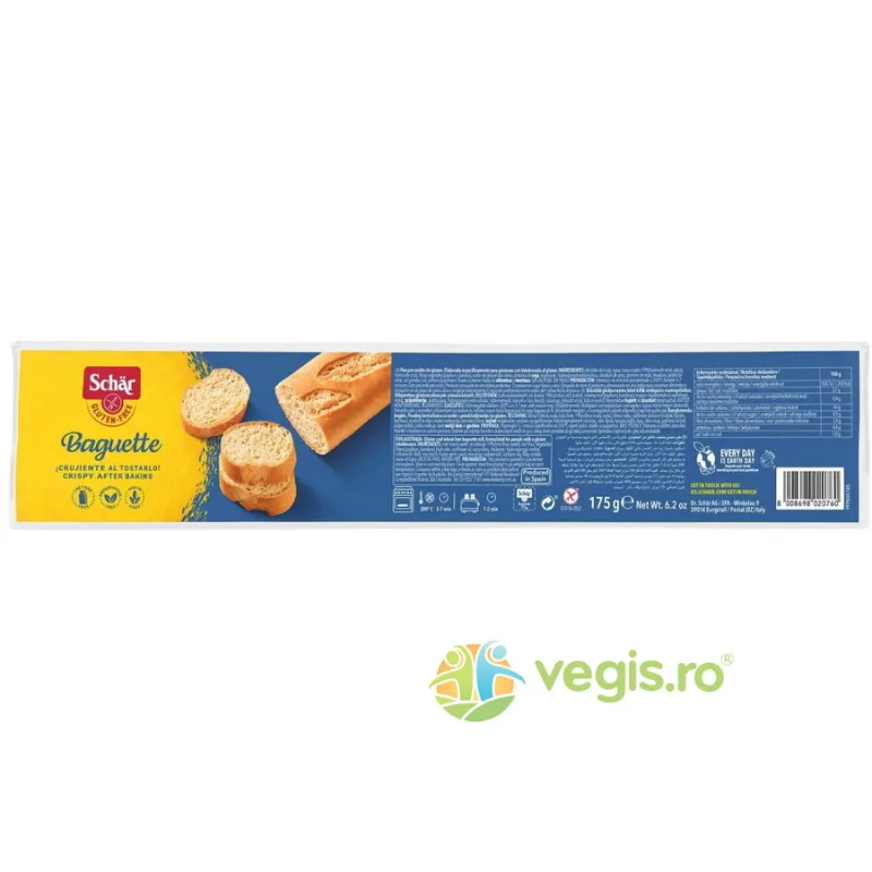 Bagheta fara Gluten 175g SCHAR — preț și oferte