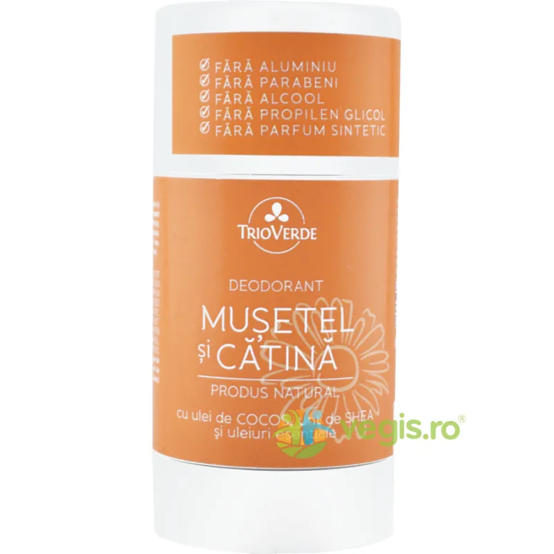 Deodorant Natural cu Musetel si Catina 60g TRIO VERDE — preț și oferte