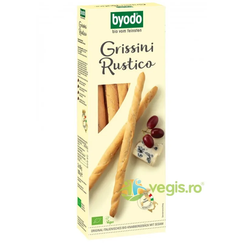 Grisine Rustice cu Susan Ecologice/Bio 100g BYODO — preț și oferte