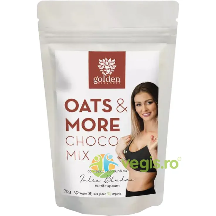 Oats & More Choco Mix Ecologic/Bio 70g GOLDEN FLAVOURS — preț și oferte