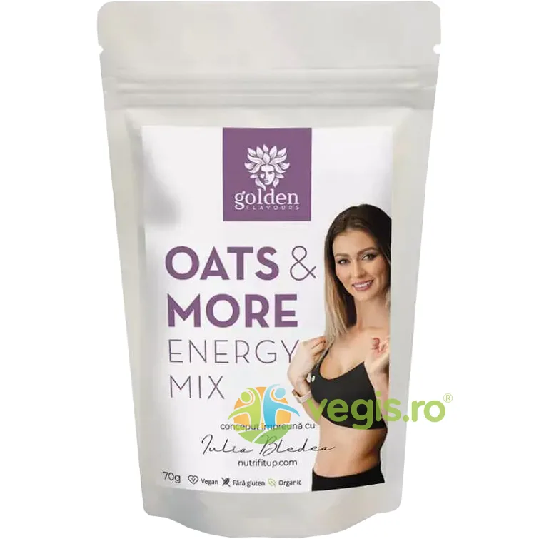 Oats & More Energy Mix Ecologic/Bio 70g GOLDEN FLAVOURS — preț și oferte