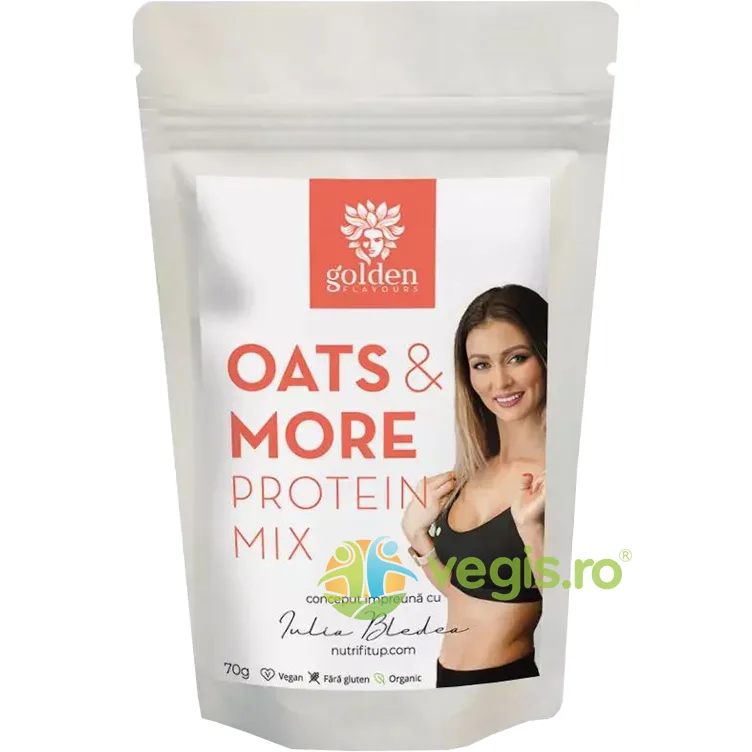 Oats & More Protein Mix Ecologic/Bio 70g GOLDEN FLAVOURS — preț și oferte