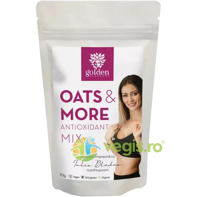 Oats & More Antioxidant Mix Ecologic/Bio 70g GOLDEN FLAVOURS — preț și oferte