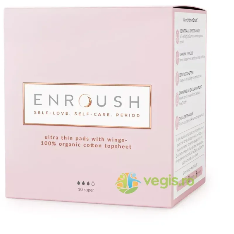 Absorbante Super 100% Bio 10buc ENROUSH — preț și oferte