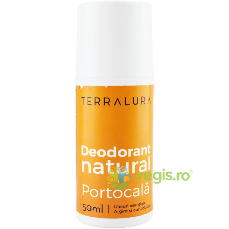 Deodorant Roll-On Natural cu Portocala 50ml TERRALURA — preț și oferte