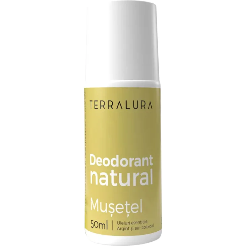 Deodorant Roll-On Natural cu Musetel 50ml TERRALURA — preț și oferte