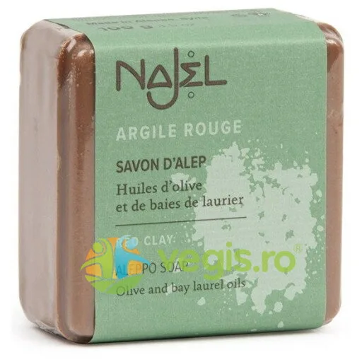 Sapun de Alep cu Argila Rosie 100g NAJEL — preț și oferte