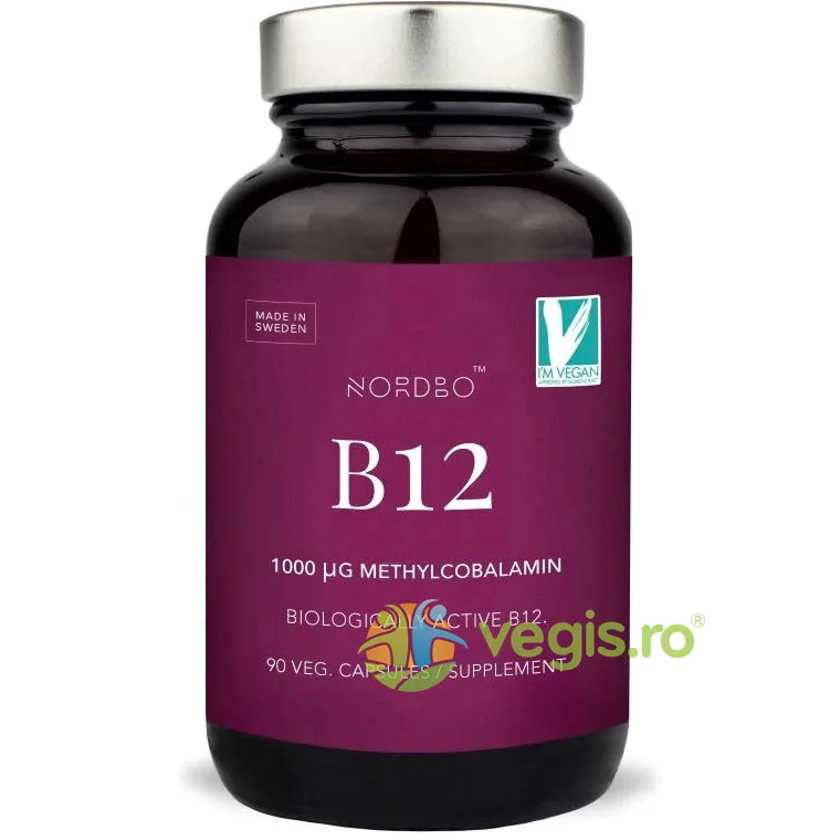 Vitamina B12 Vegana 90cps NORDBO — preț și oferte