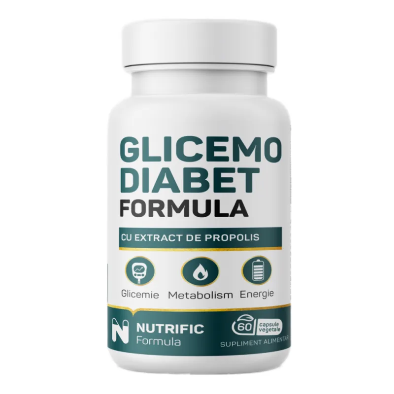 Glicemo diabet formula, 60 capsule, Nutrific — preț și oferte