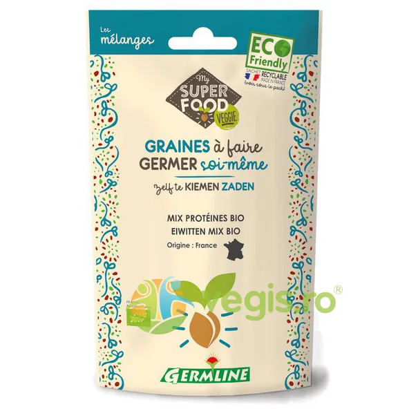Mix Proteic de Seminte pentru Germinat Ecologic/Bio 200g GERMLINE — preț și oferte
