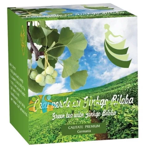 Ceai Verde cu Ginkgo Biloba 20dz Bis Nis — preț și oferte