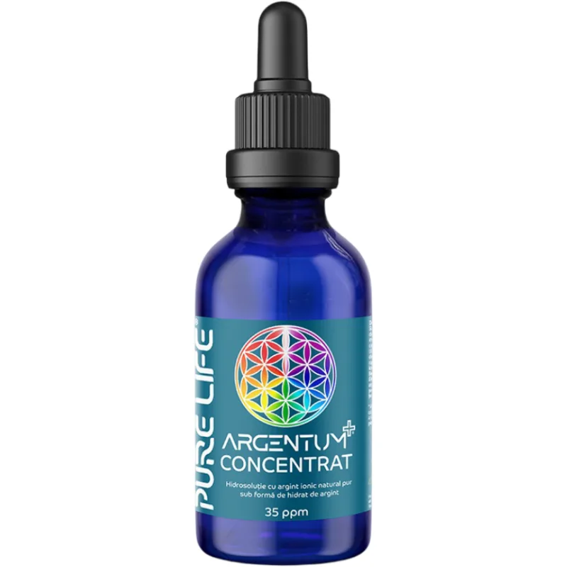 Argentum CONCENTRAT 35ppm cu Pipeta 60ml PURE LIFE — preț și oferte