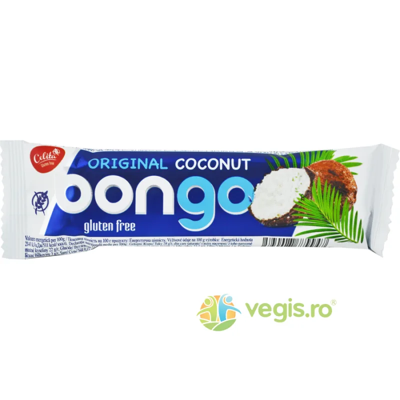 Baton cu Cocos Bongo fara Gluten 40g CELITA — preț și oferte