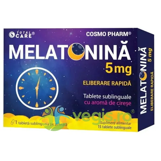 Melatonina 5mg Total Care 30tb sublinguale COSMO PHARM — preț și oferte