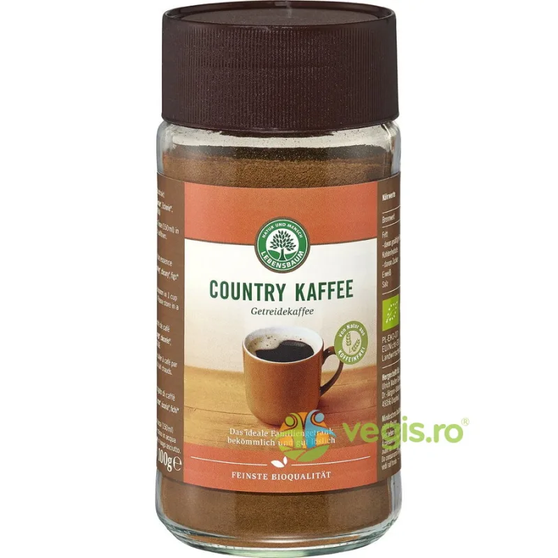 Inlocuitor de Cafea Solubila fara Cofeina Ecologica/Bio 100g LEBENSBAUM — preț și oferte