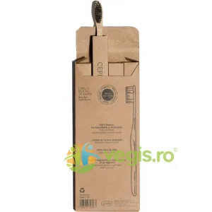 Set Periute de Dinti din Bambus cu Carbon Activ 4buc