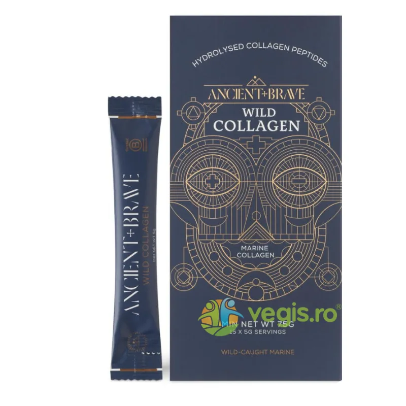 Colagen Marin (Wild Collagen) 15 plicuri x 5g Ancient and Brave — preț și oferte