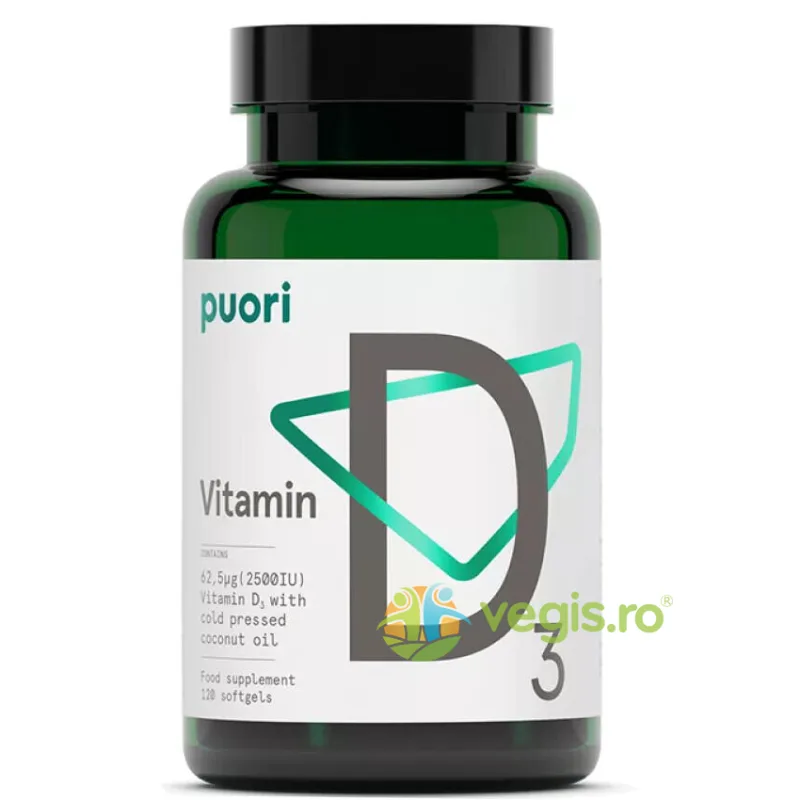 Vitamina D3 2500UI 120cps PUORI — preț și oferte