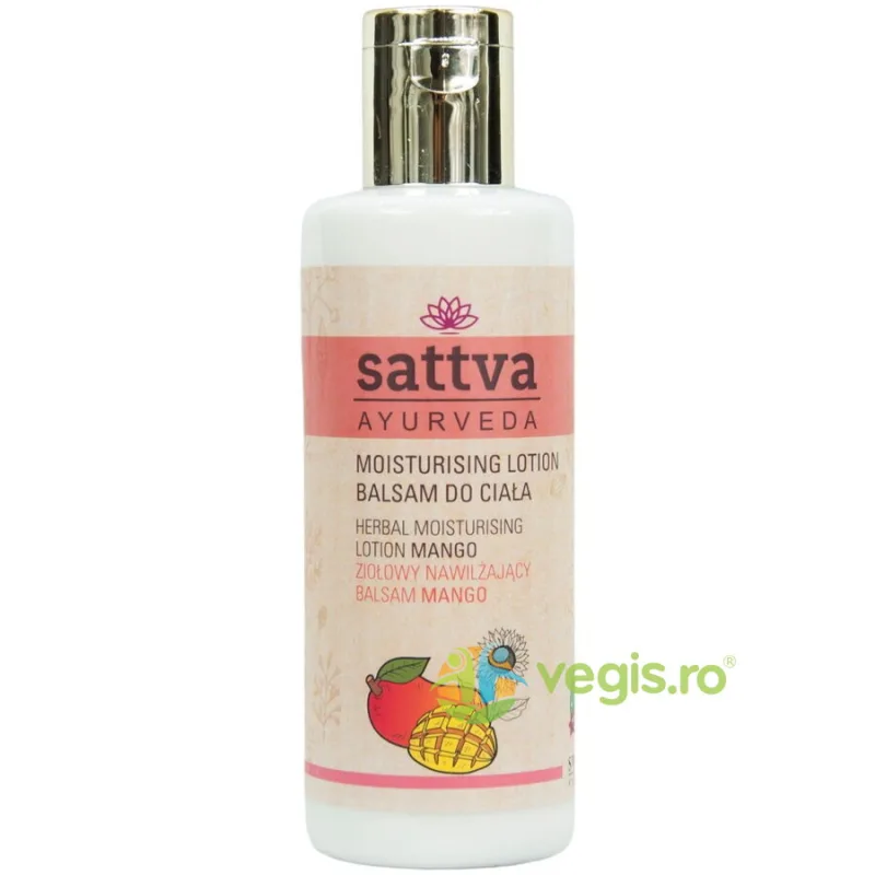 Lotiune de Corp cu Mango 210ml Sattva Ayurveda — preț și oferte