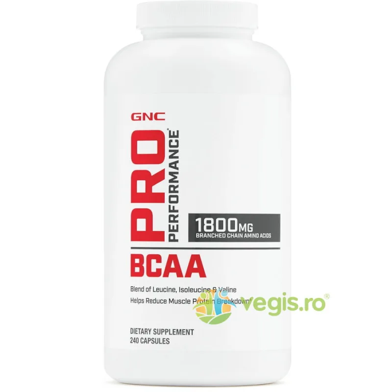 Aminoacizi BCAA Pro Performance 240cps GNC — preț și oferte