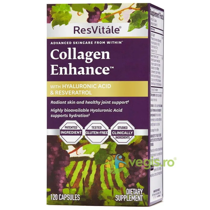 Resvitale Collagen Enhance 120cps GNC — preț și oferte