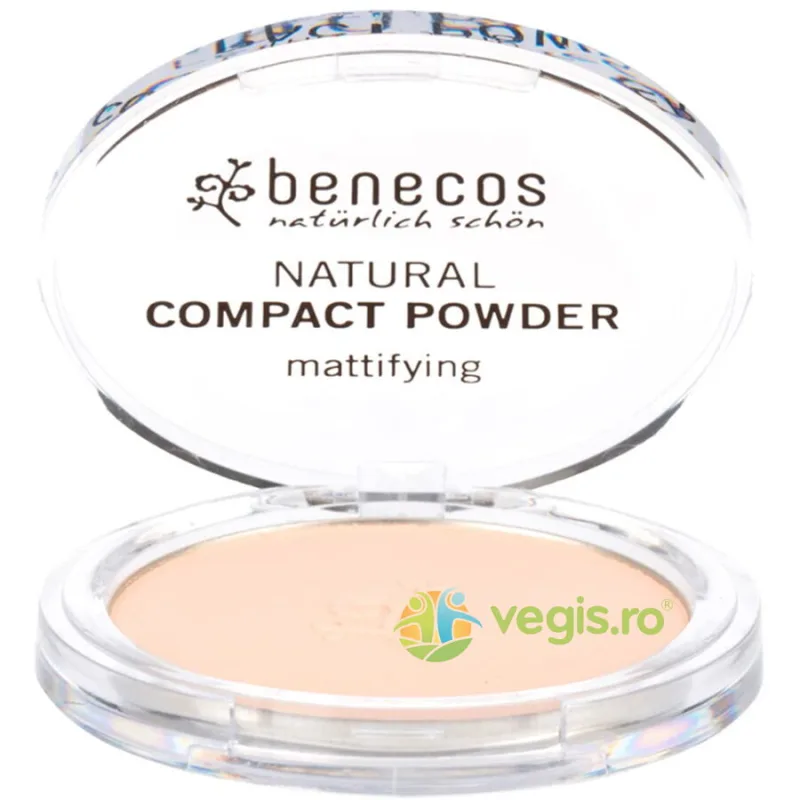 Pudra Compacta Matifianta Porcelain 9g BENECOS — preț și oferte