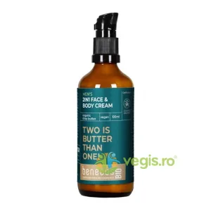 Crema pentru Barbati (Ten si Corp) Two is Butter Than One Bio 100ml