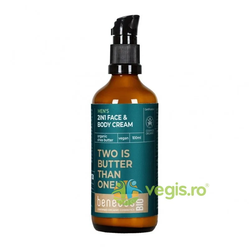 Crema pentru Barbati (Ten si Corp) Two is Butter Than One Bio 100ml — preț și oferte