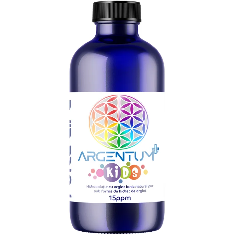 Argentum PLUS Kids 15ppm pentru Copii Varsta 4-14 Ani 240ml PURE LIFE — preț și oferte