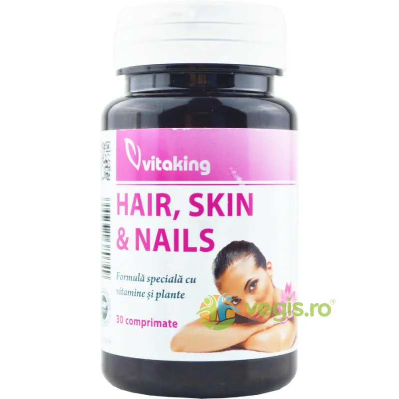 Hair, Skin & Nails (Formula pentru Par, Piele si Unghii) 30cpr VITAKING — preț și oferte
