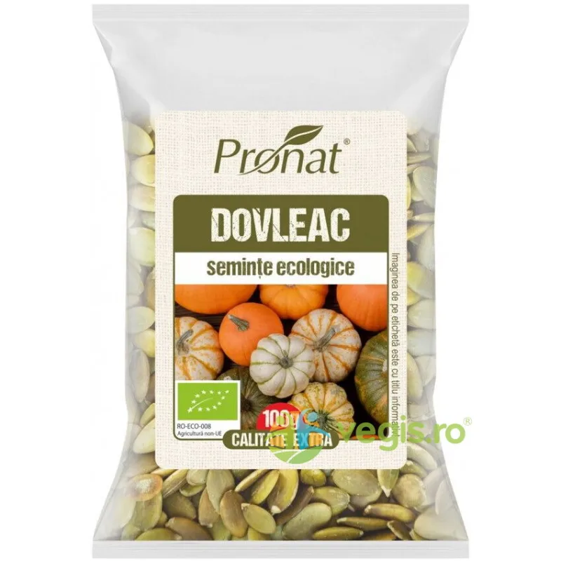 Seminte de Dovleac Ecologice/Bio 100g PRONAT — preț și oferte